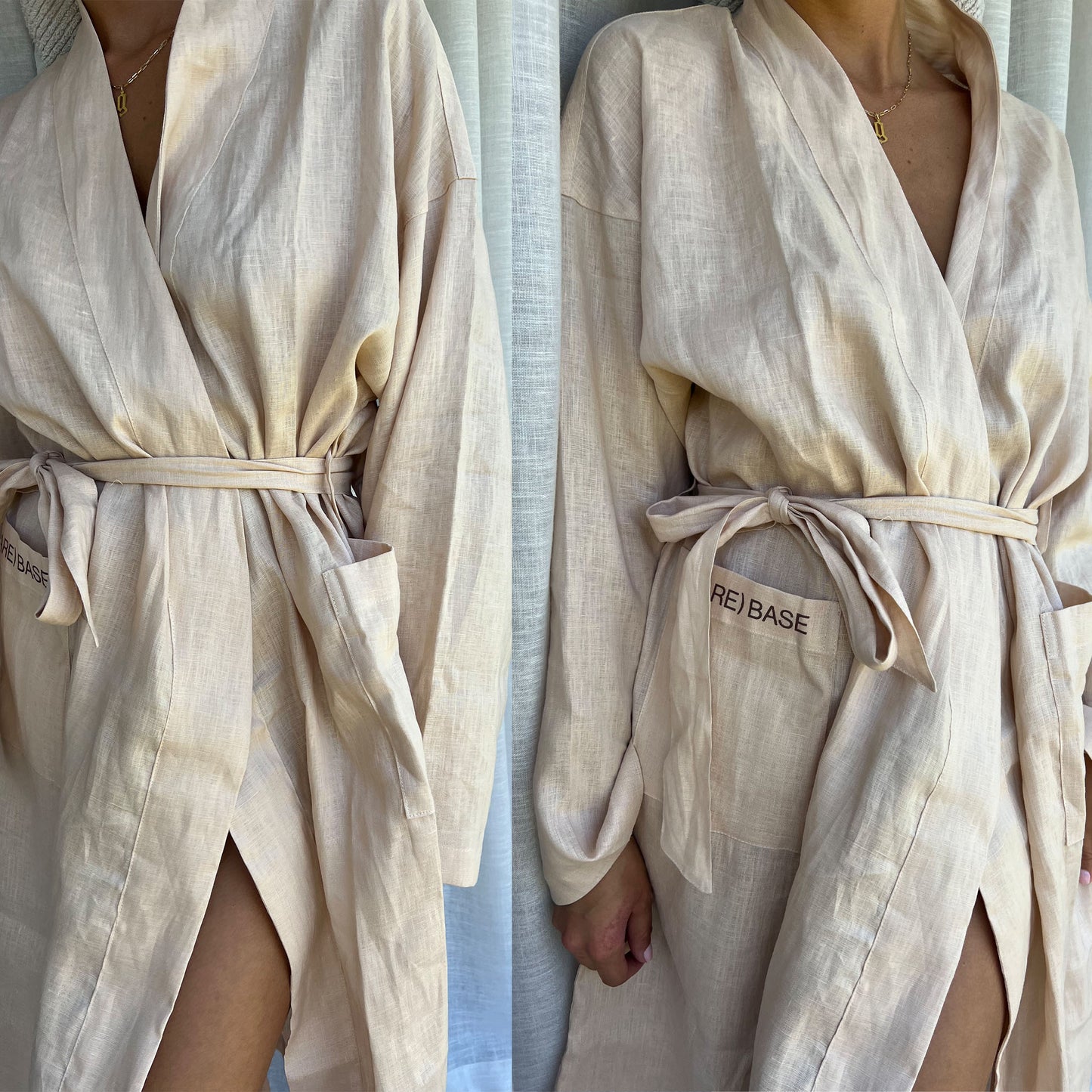 (BARE) BASE LINEN ROBE